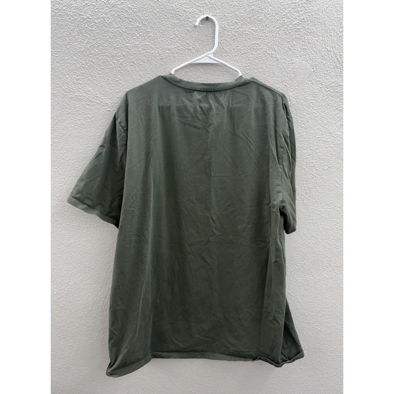 Tommy Hilfiger Tommy Hilfiger Men’s T-Shirt Size XXL Green Solid Short Sleeve Shirt Mens Regular Cotton Crew Neck Modern Classic Shirt Size US XXL / EU 58 / 5 - 7 Thumbnail