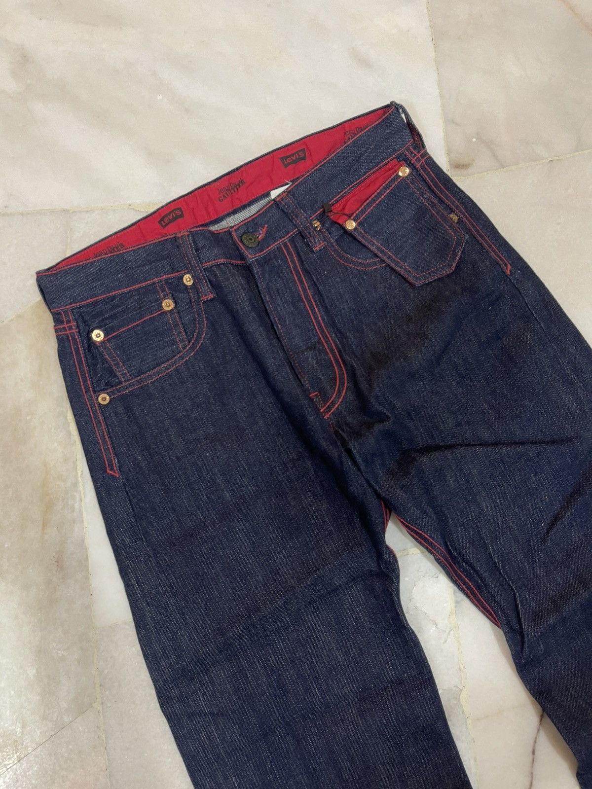 Jean Paul Gaultier Limited Edition Jean Paul Gaultier X Levis Jeans Size US 28 / EU 44 - 4 Thumbnail