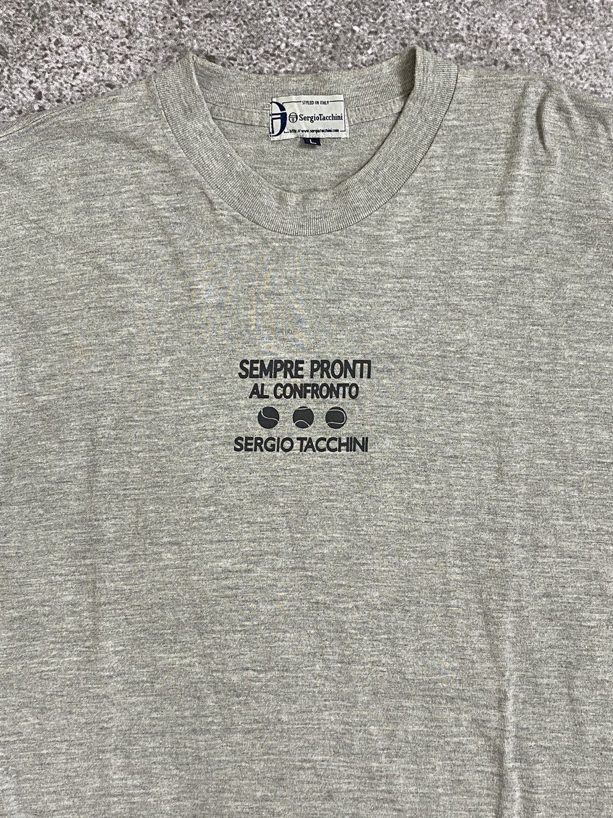 Sergio Tacchini Vintage Sergio tacchini t shirt Size US L / EU 52-54 / 3 - 2 Thumbnail