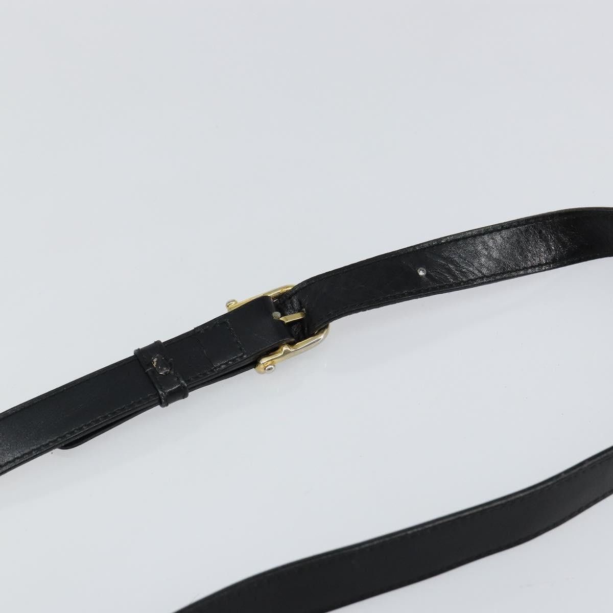 Celine CELINE Shoulder Bag Leather Black Gold Size ONE SIZE - 8 Thumbnail