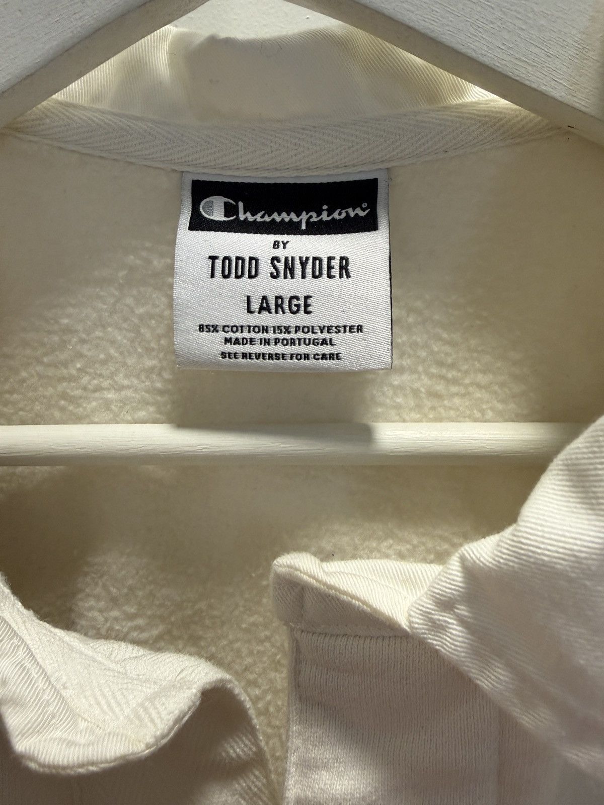 Champion × Todd Snyder Champion Relaxed Fleece Rugby in Bisque L / Bisque Size US L / EU 52-54 / 3 - 3 Thumbnail