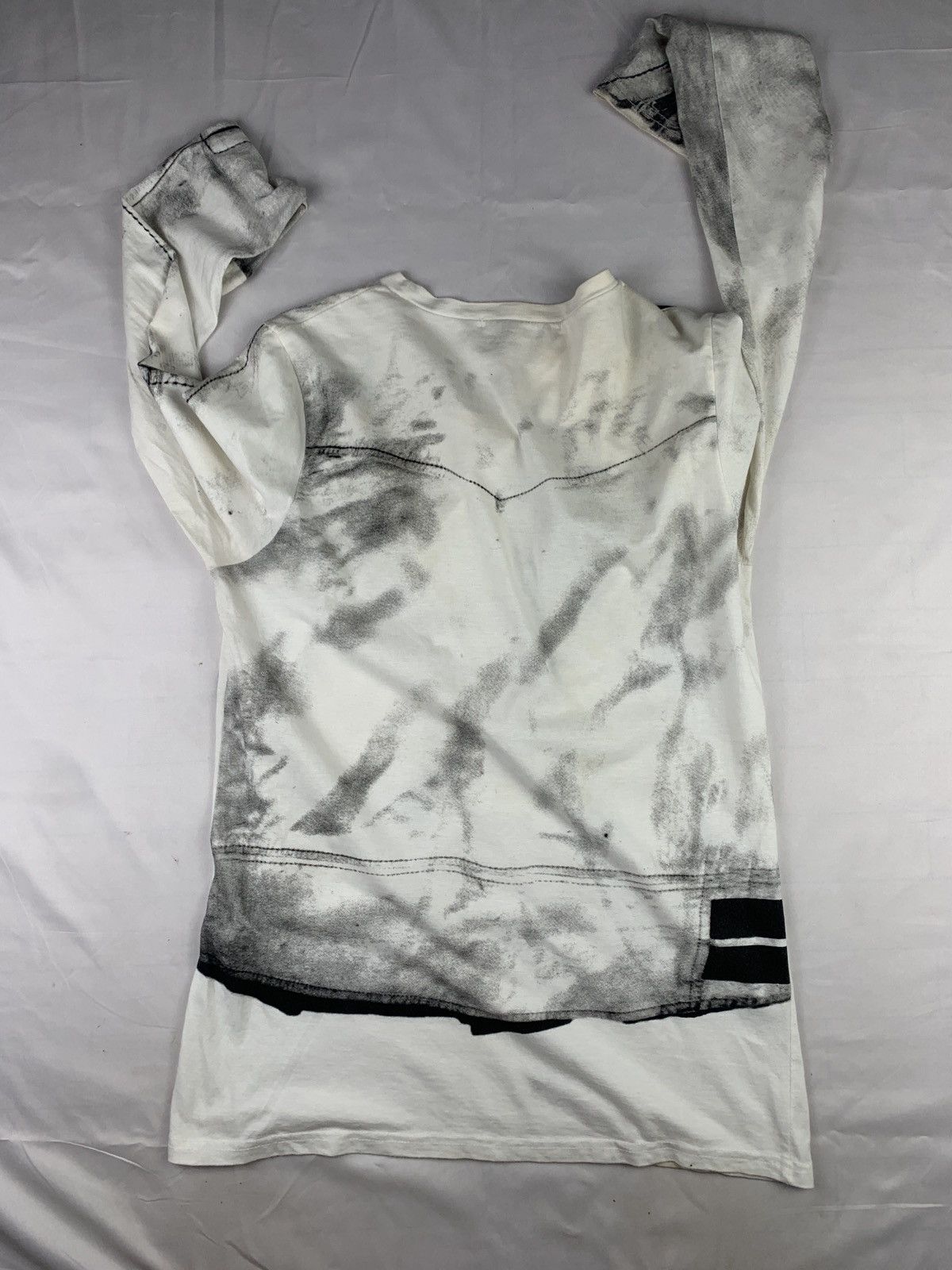 Japanese Brand Virus Japan Trompe I'oeil-ish Studded Spike Longsleeve Tee Size US M / EU 48-50 / 2 - 2 Thumbnail
