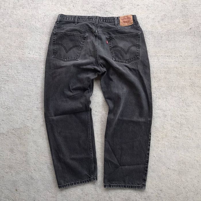 Vintage Vintage 550 Levi’s Faded Black Baggy Jeans | Grailed