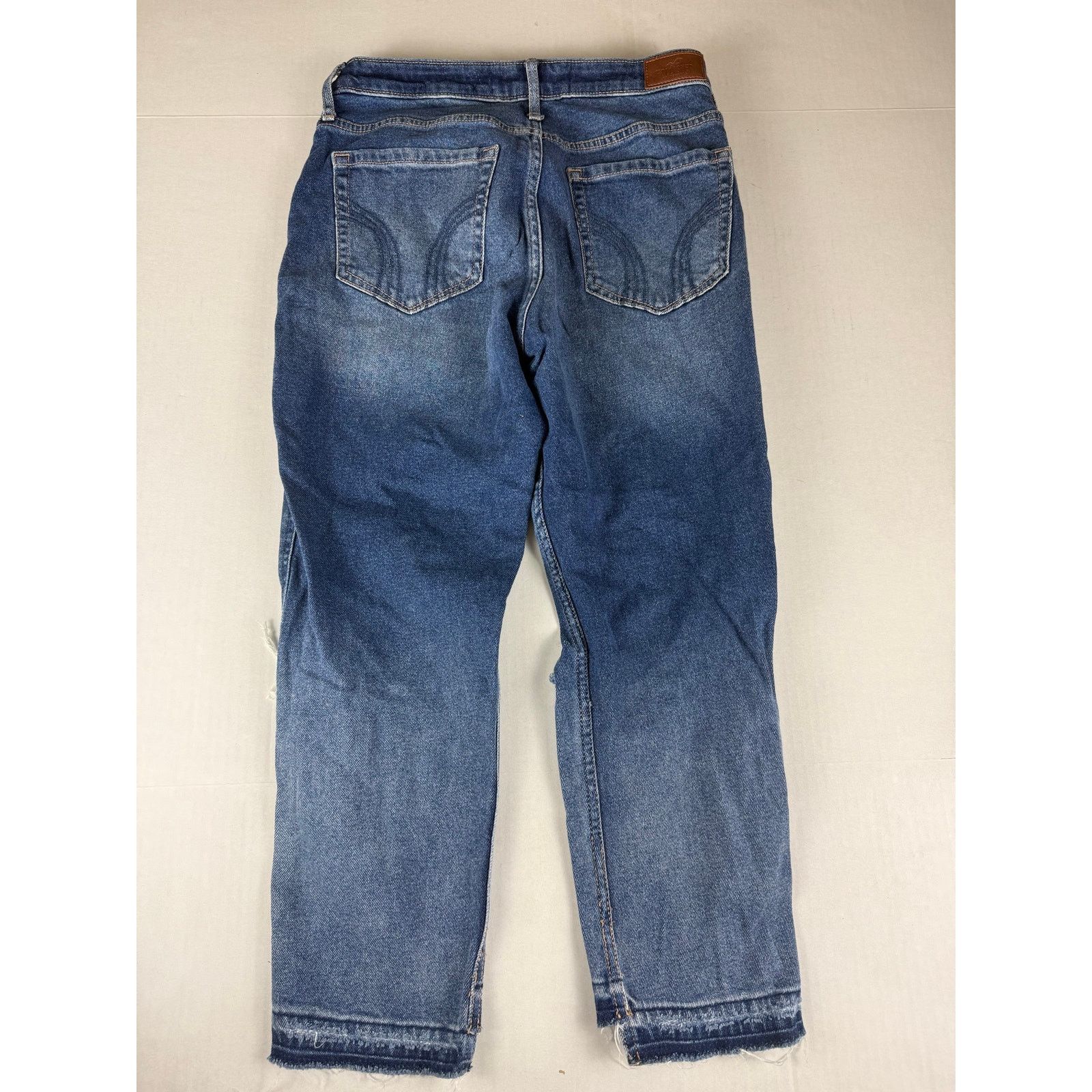 Hollister Hollister Cropped High-Rise Slim Straight Jeans 7S w28 L25 Size 28" / US 6 / IT 42 - 8 Thumbnail