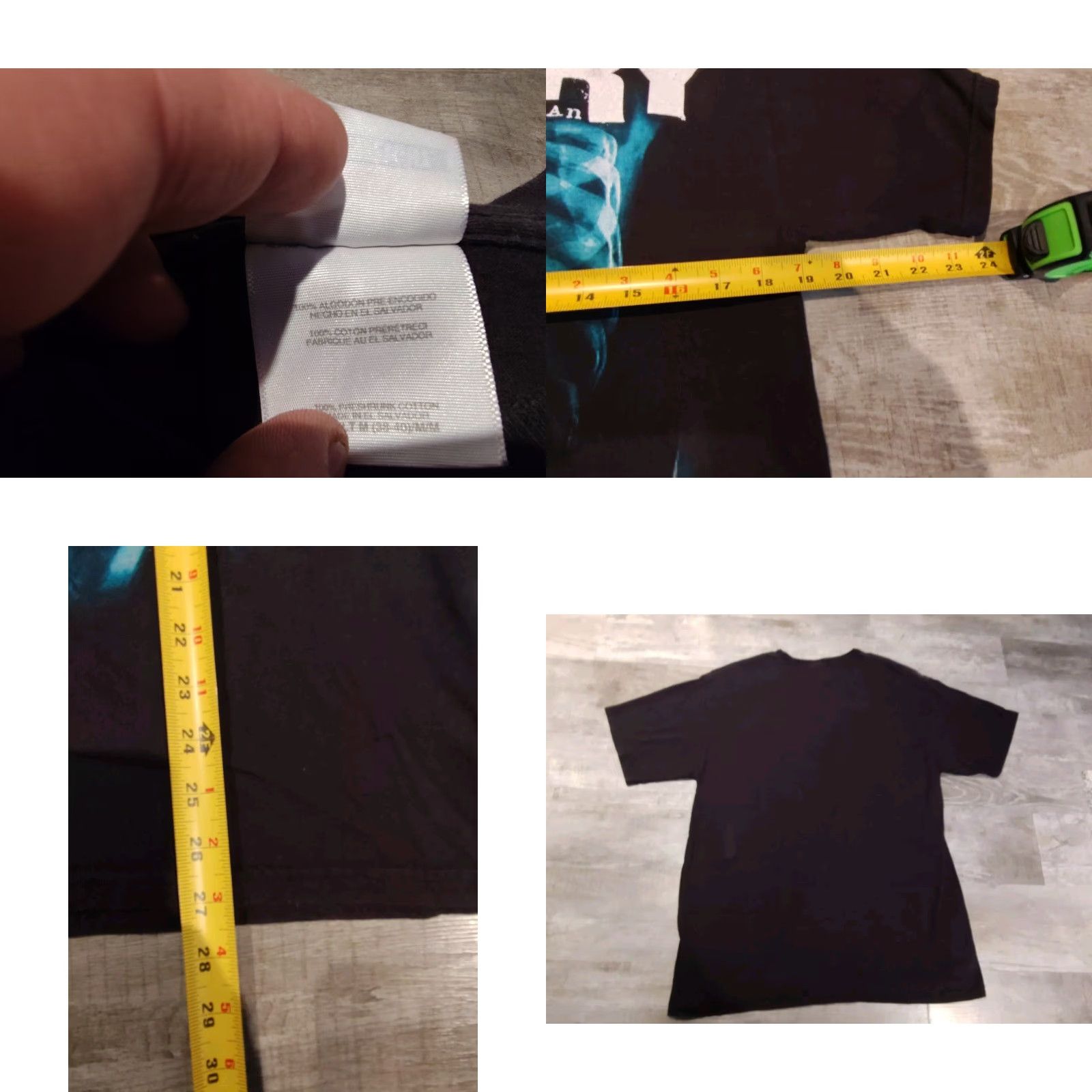 Hanes Theory Of A Deadman Band T-Shirt Graphic Print Black Medium Mens Size US M / EU 48-50 / 2 - 8 Thumbnail