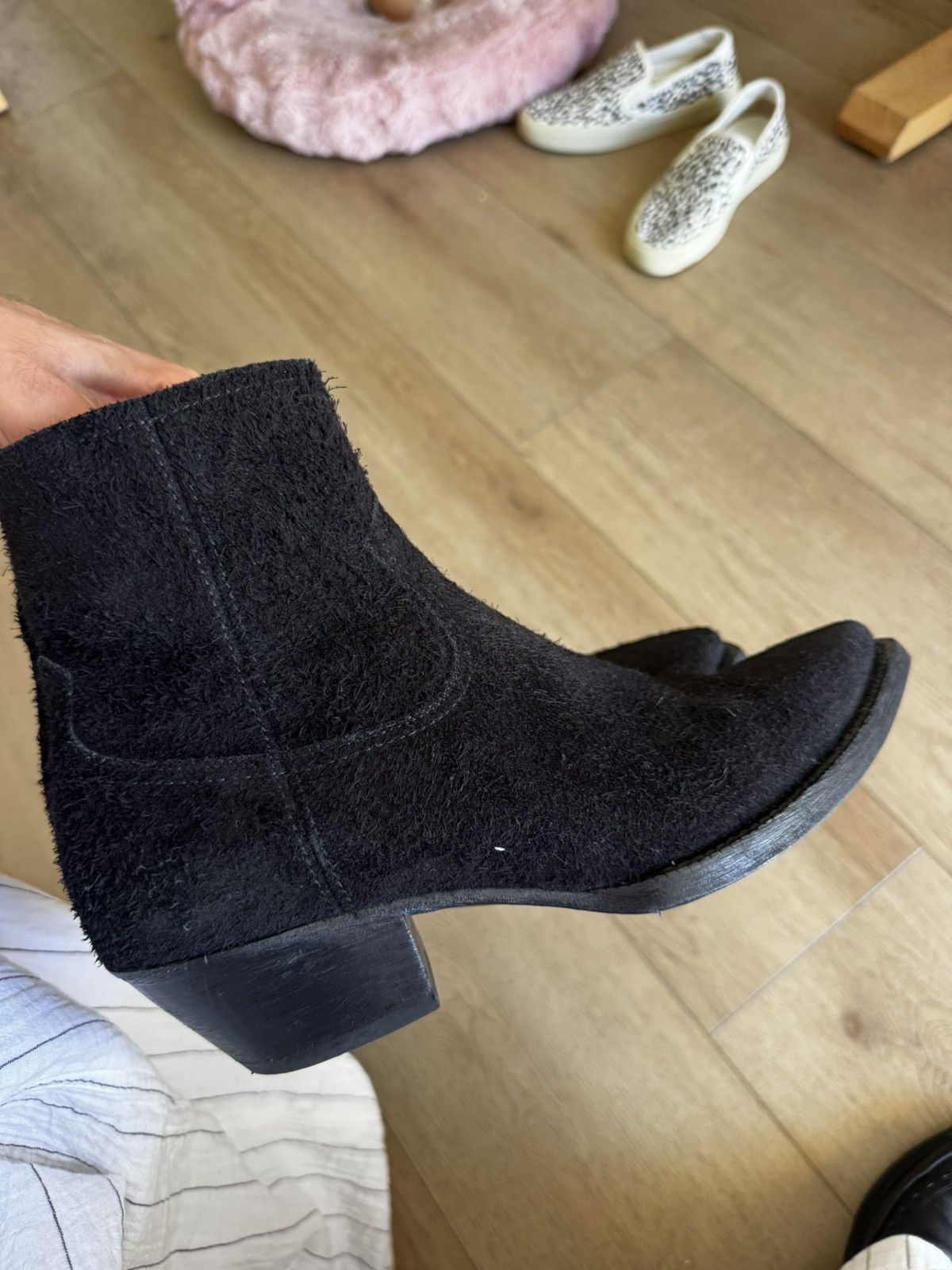 Saint Laurent Paris Suede Lukas Boots Size US 8 / EU 41 - 1 Thumbnail
