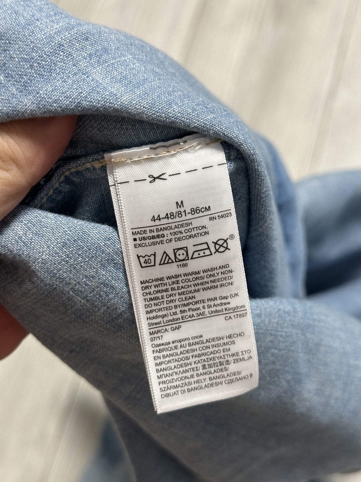 Gap VINTAGE RARE Kinfolk 94 x GAP Denim Buttowndown Shirt Collab Size US M / EU 48-50 / 2 - 7 Thumbnail