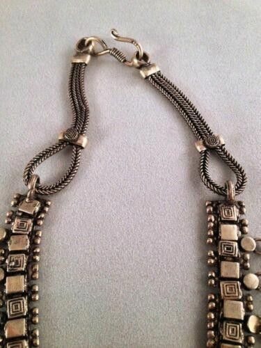 Handmade Handmade Sterling Silver Bib Necklace Size ONE SIZE - 5 Thumbnail