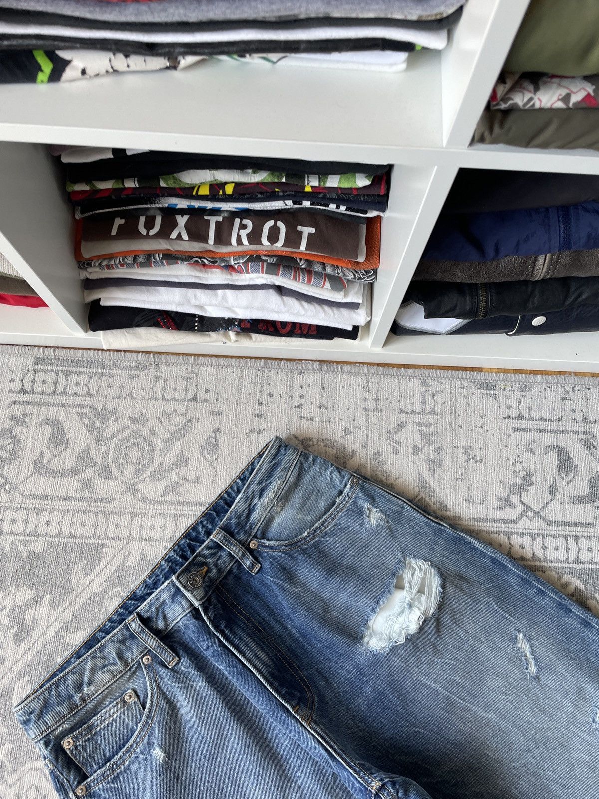 Vintage Vintage Baggy Jeans Faded Mud Washed Avant Garde Japanese Size US 32 / EU 48 - 6 Thumbnail
