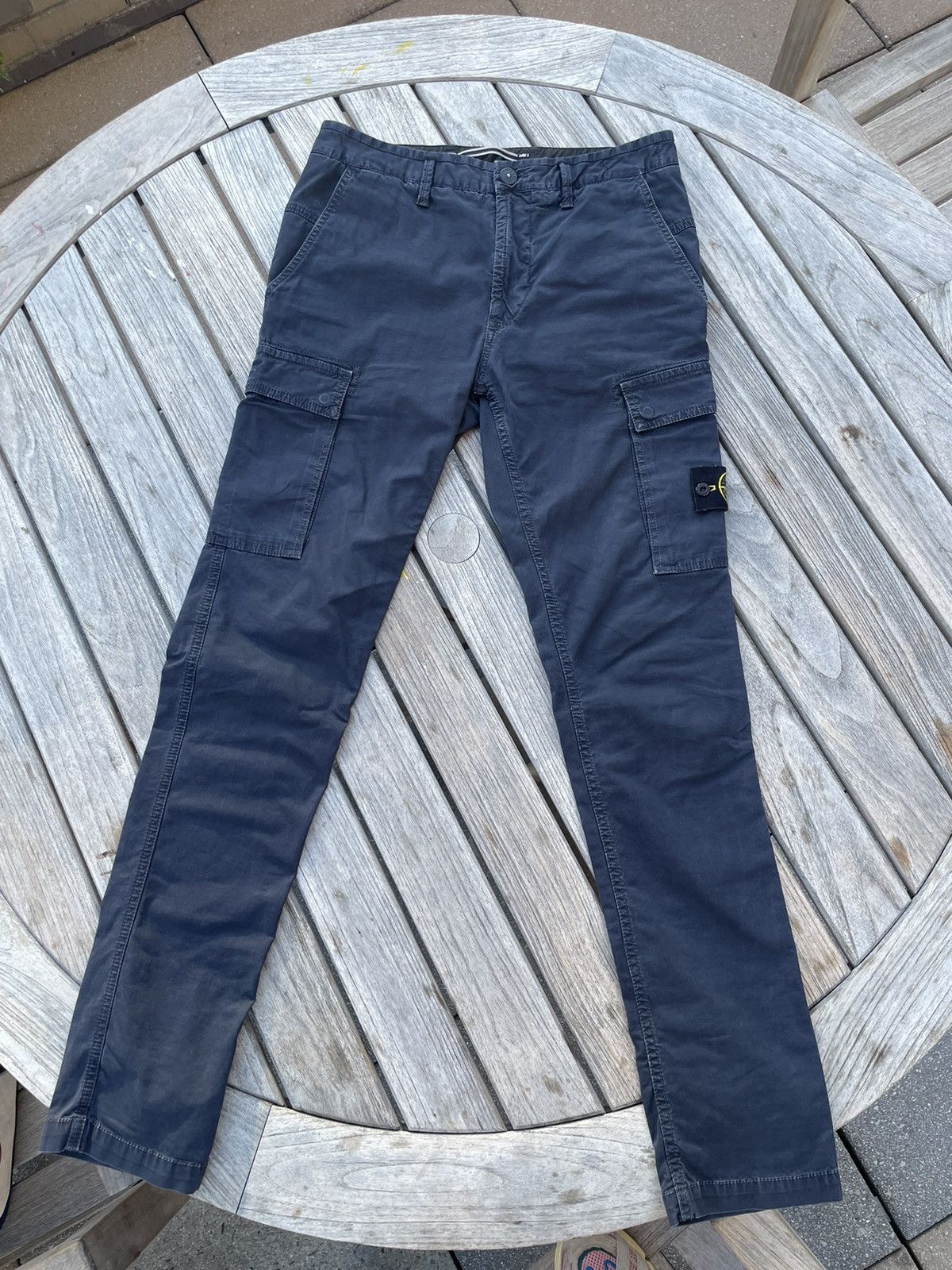 Stone Island Stone Island Cargo Pants Navy Size US 29 - 1 Thumbnail