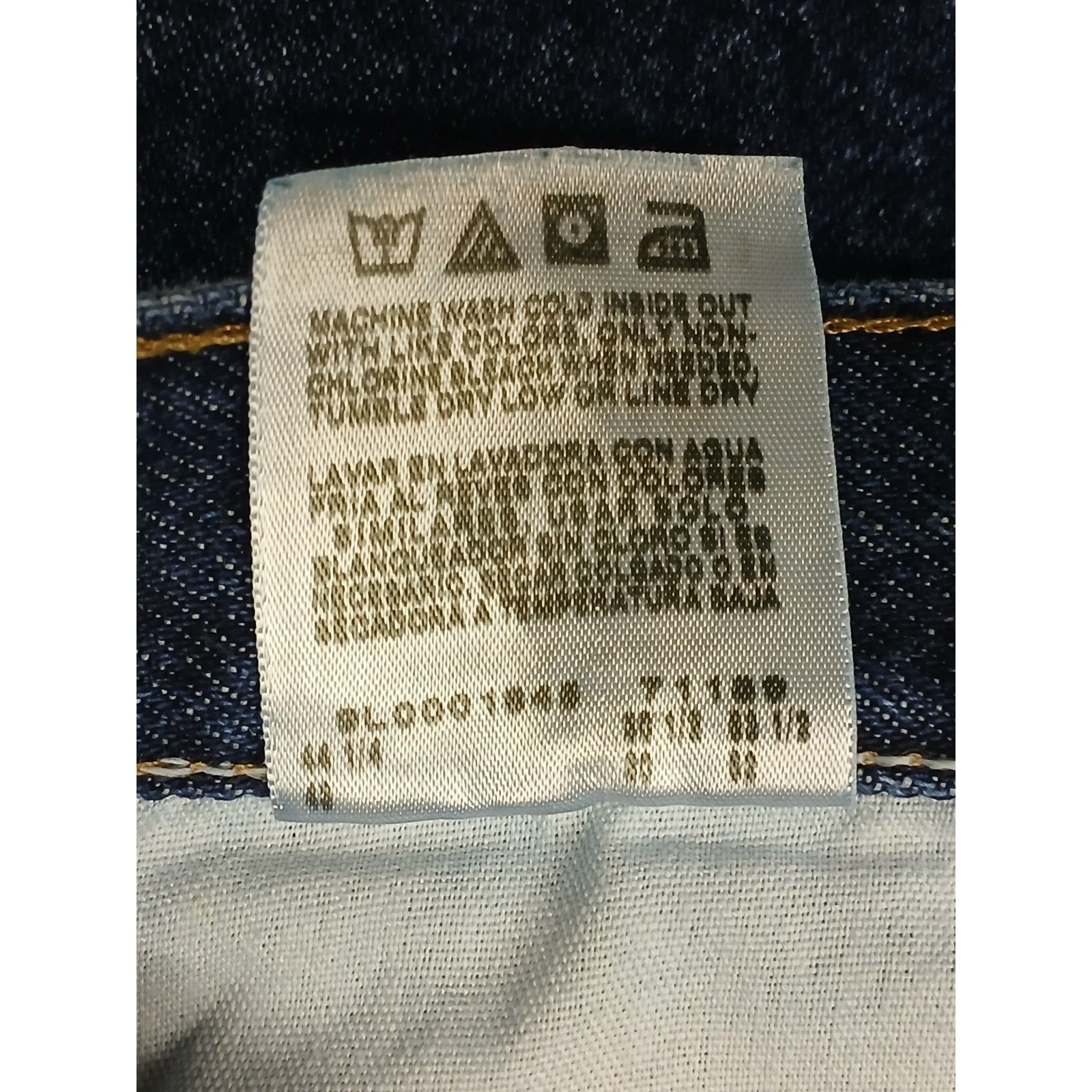 Wrangler Wrangler (42x30) Men's Straight Leg Blue Denim Jeans Size US 42 / EU 58 - 9 Thumbnail