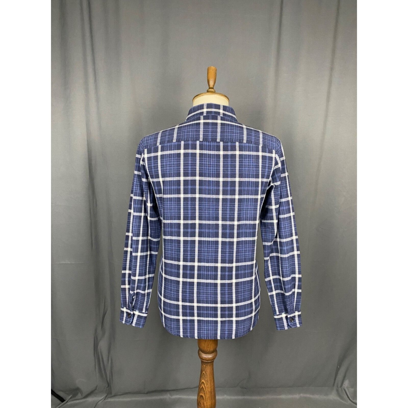 A.P.C. MINT! A.P.C. Men's Blue Checked Overshirt Jacket Size M Size US M / EU 48-50 / 2 - 7 Thumbnail