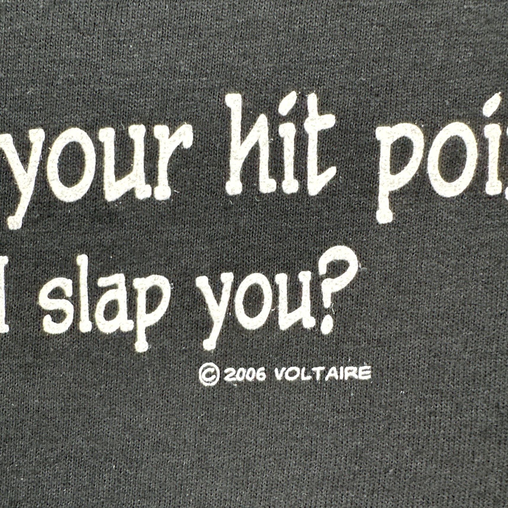 Fruit Of The Loom VINTAGE Fruit of the Loom T-Shirt Black XL Crew Neck Short Sleeve Funny Sarcastic Humor Tee Men Size US XL / EU 56 / 4 - 6 Thumbnail