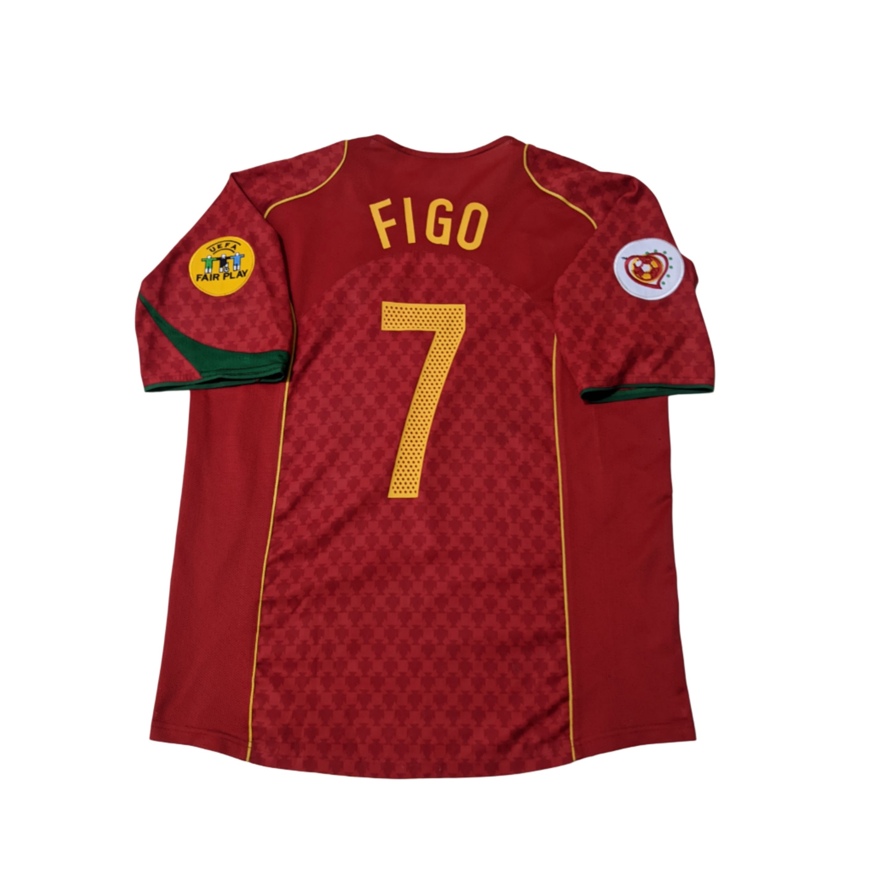 Nike Jersey Portugal euro 2004 home Luis figo football shirt Size US L / EU 52-54 / 3 - 2 Thumbnail