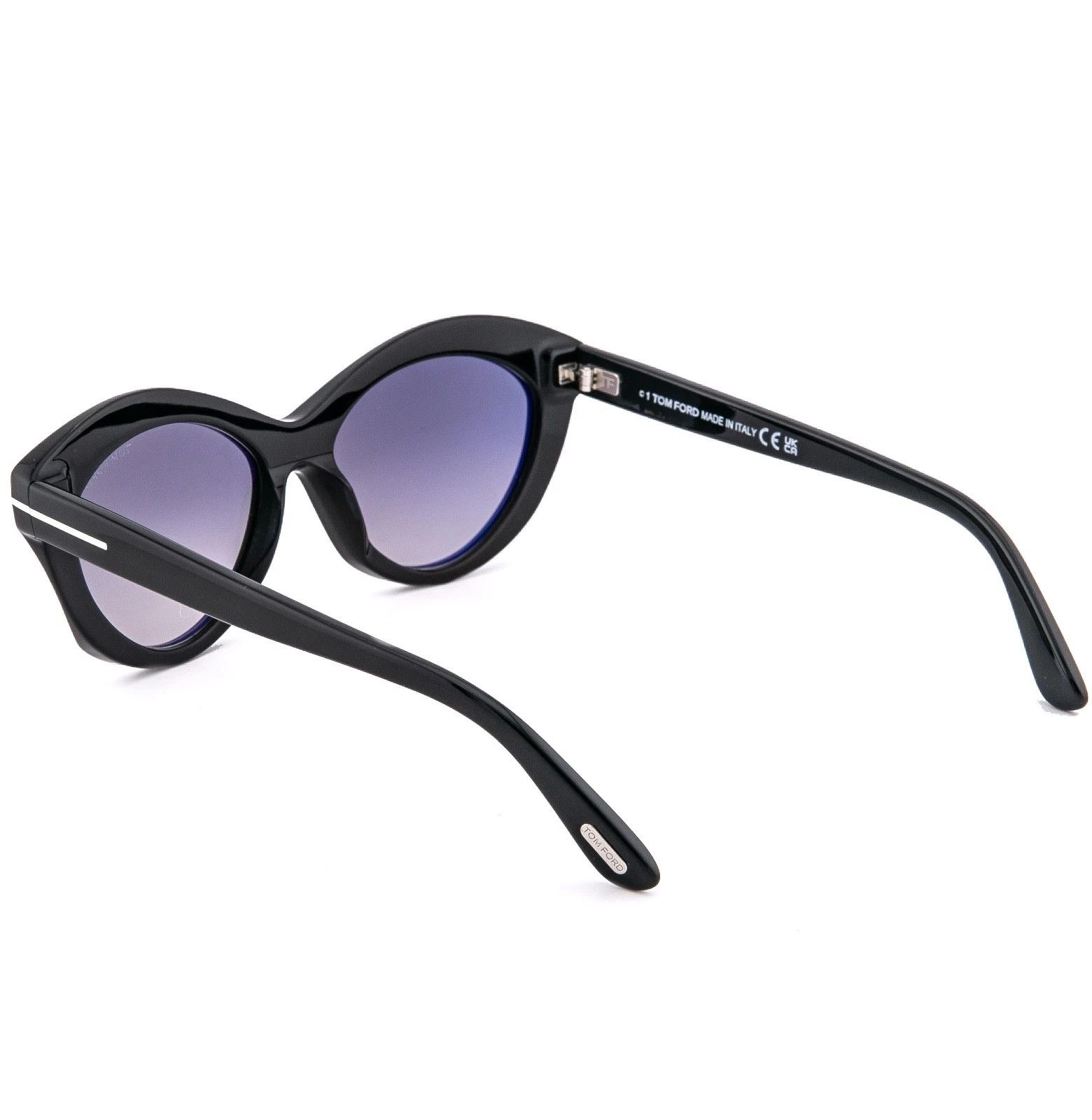 Tom Ford TOM FORD TONI FT1111 01C Shiny Modern Sunglass 1111 TF1111 Size ONE SIZE - 7 Thumbnail