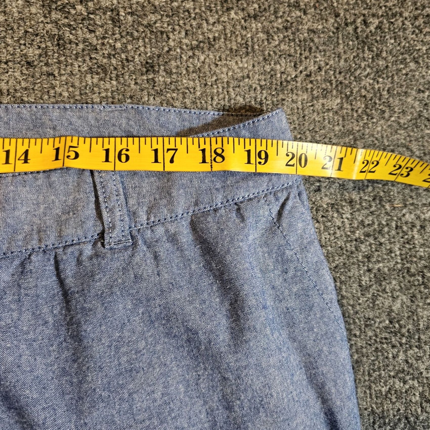 Talbots Talbots Pants Womens 16 Blue Chino Mid Rise Tapered Casual Basic Minimalist Pants Chino Womens 16 Blue Mid Rise Tapered Casual Mens? Size 38" / US 16 / IT 52 - 6 Thumbnail