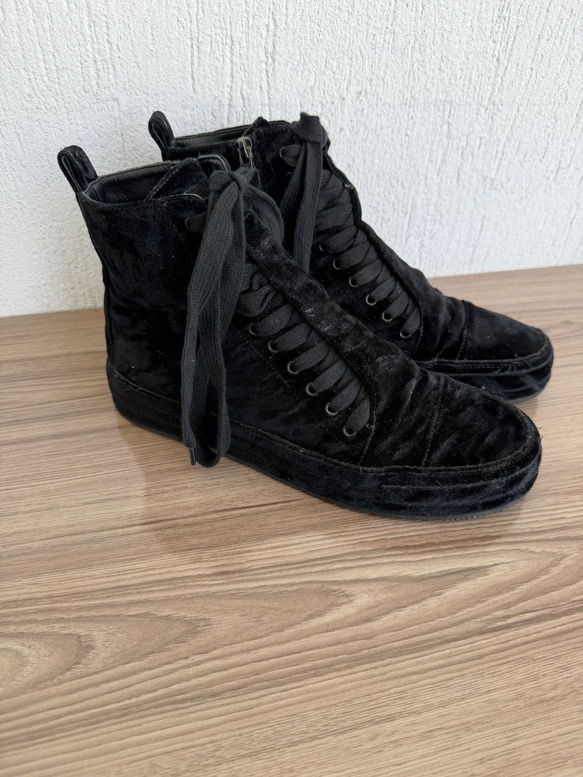 Ann Demeulemeester 🕷️Scamosciato velvet sneaker Size US 8.5 / EU 41-42 - 2 Thumbnail