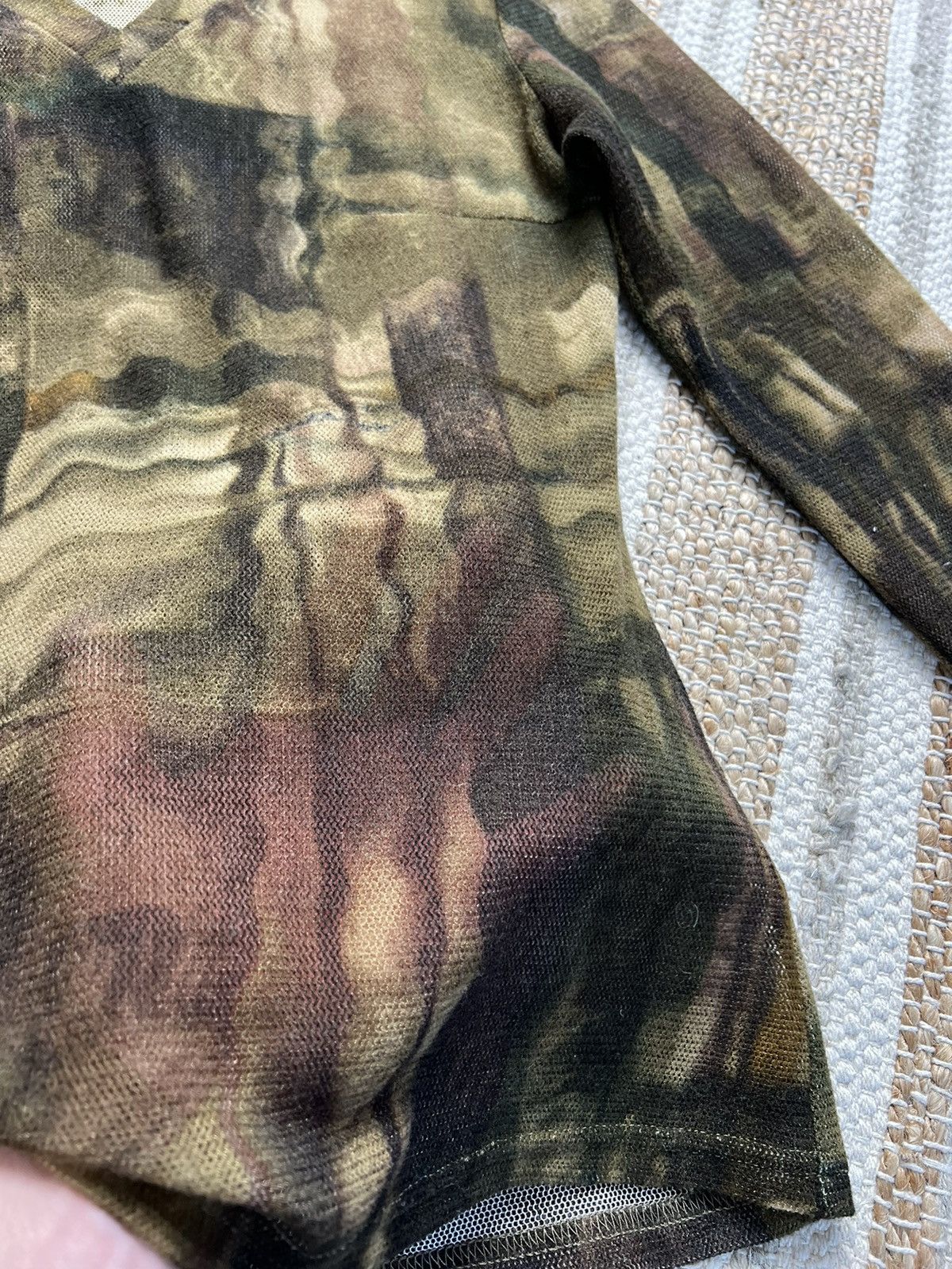 20471120 × Japanese Brand Vintage abstract mesh long sleeve Size S / US 4 / IT 40 - 5 Thumbnail
