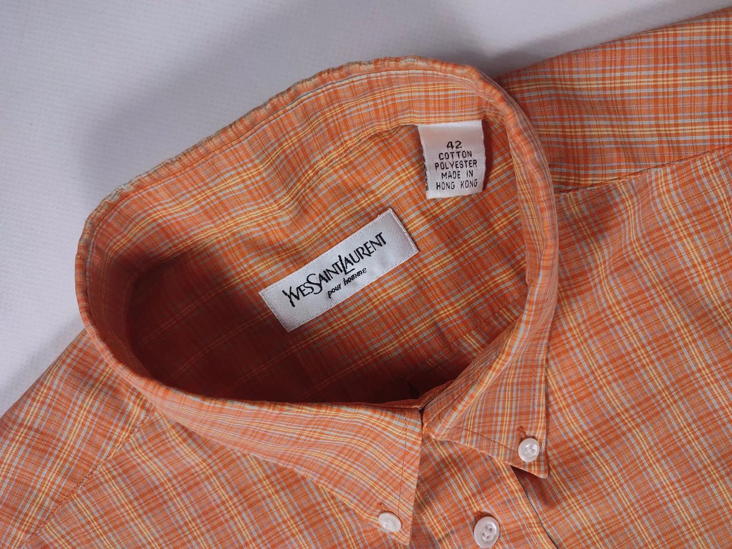 Yves Saint Laurent YSL vintage paint shirt Size US L / EU 52-54 / 3 - 6 Thumbnail