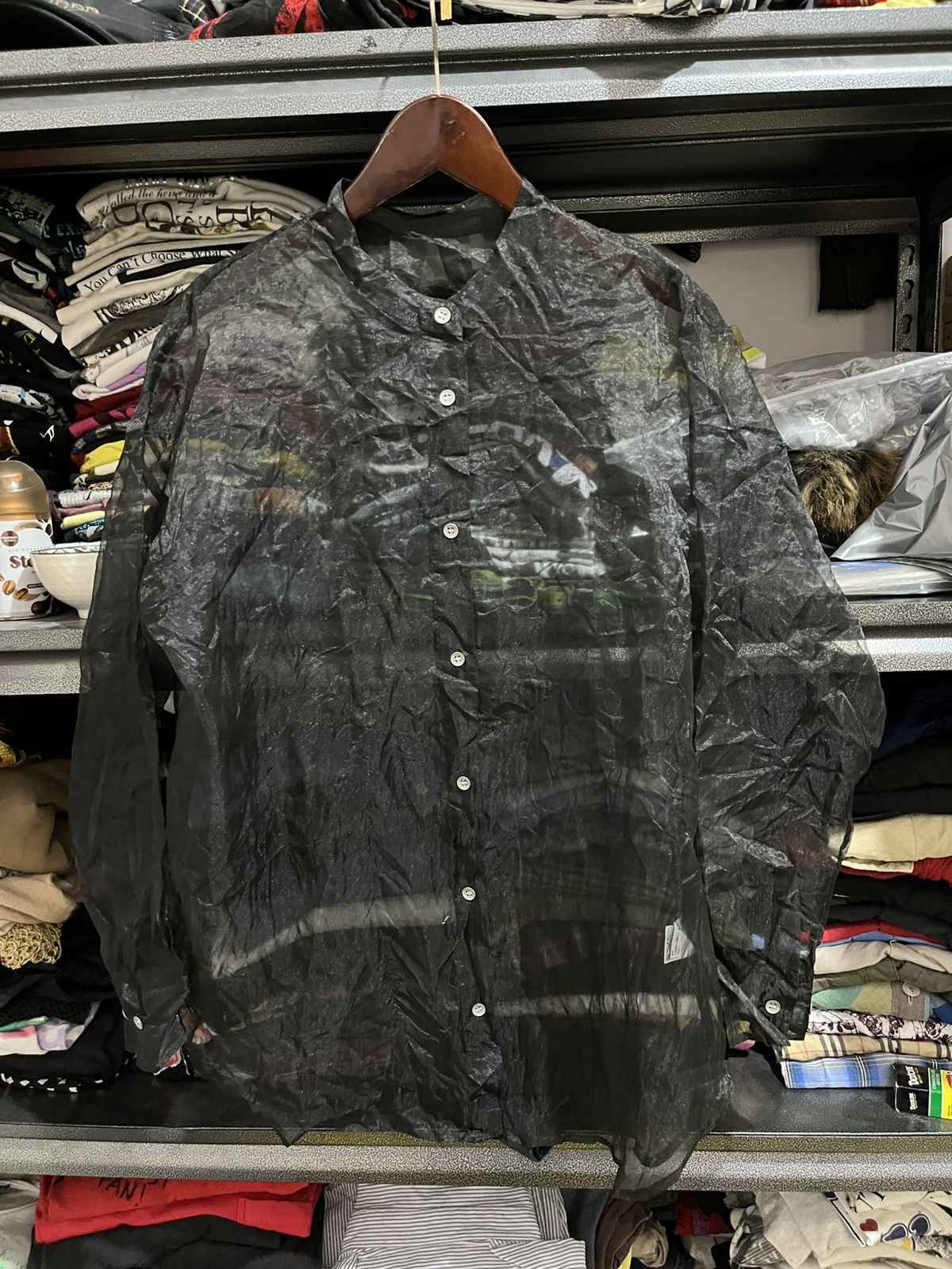 20471120 × Beauty Beast × Hysteric Glamour Jeanasis mesh sanghai collar shirt Size US XL / EU 56 / 4 - 1 Thumbnail