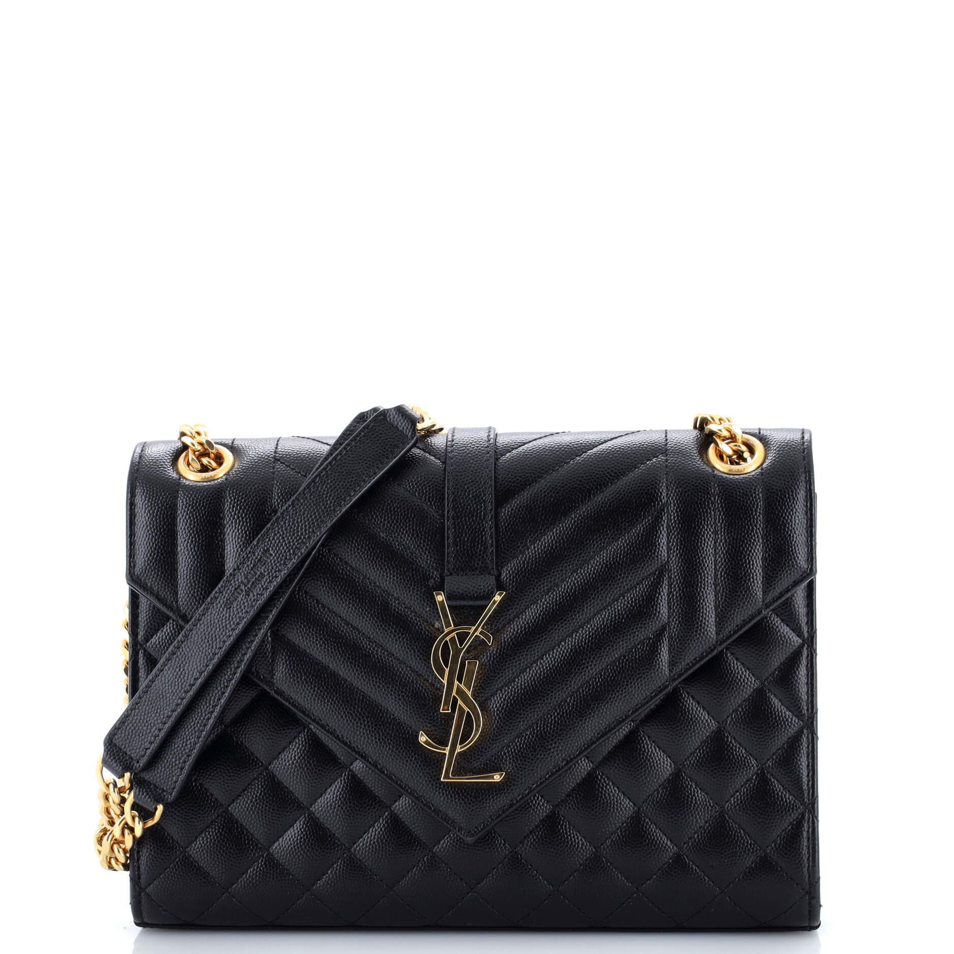 Saint Laurent Paris Classic Monogram Envelope Satchel Size ONE SIZE - 1 Thumbnail