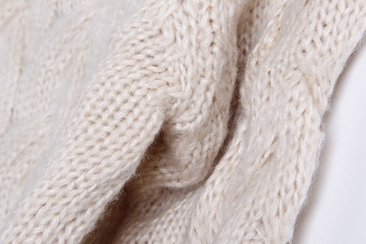 Japanese Brand O neck knitted women long sleeve sweater Size ONE SIZE - 5 Thumbnail