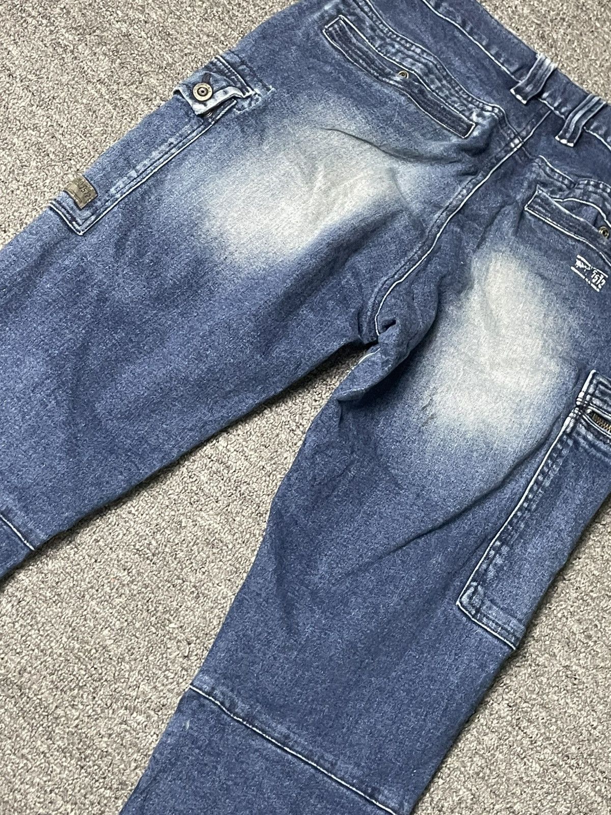 Japanese Brand × Vintage Japanese Brand Frontier Multi pocket Cargo Jeans(83) Size US 32 / EU 48 - 11 Thumbnail