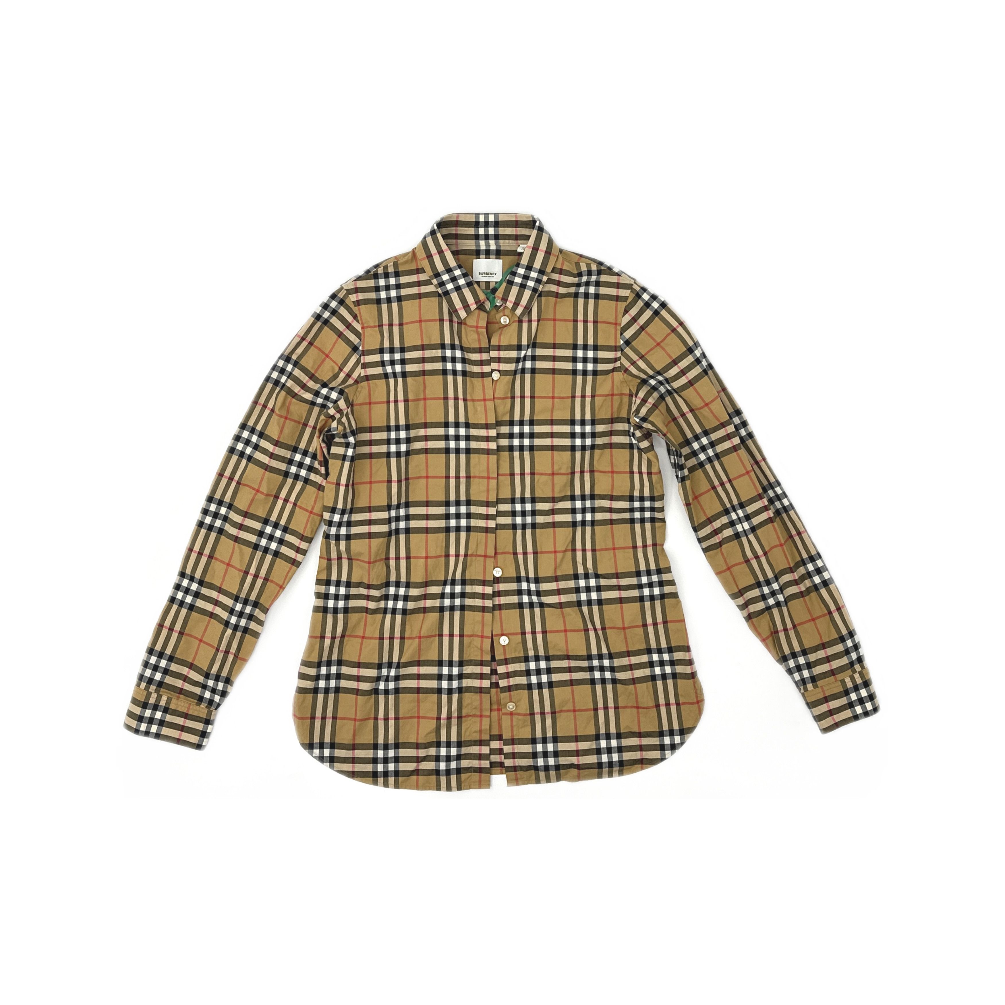 Burberry Burberry Check Cotton Shirt Size IT 40 Size S / US 4 / IT 40 - 1 Thumbnail