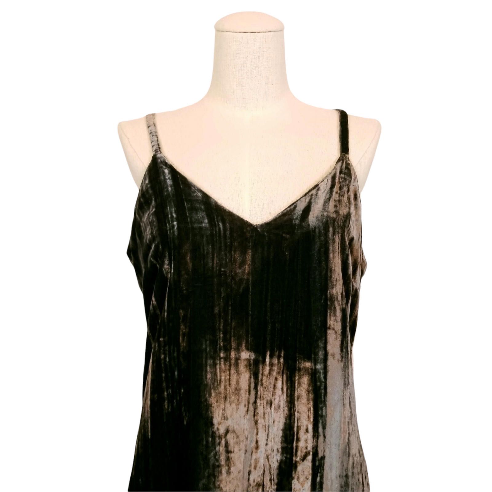 Splendid NWT Splendid Crushed Velvet Sleeveless Midi Dress Black Sz M Size M / US 6-8 / IT 42-44 - 6 Thumbnail