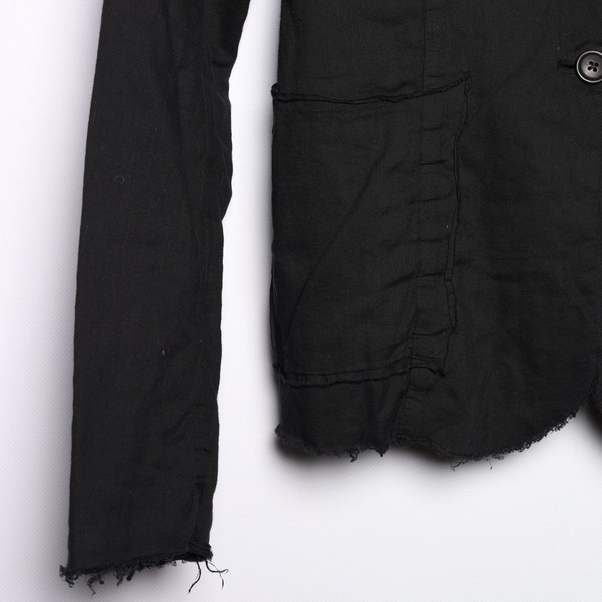 Rundholz Rundholz DIP Black Cotton Shirt Light Jacket Blazer Size S / US 4 / IT 40 - 9 Thumbnail