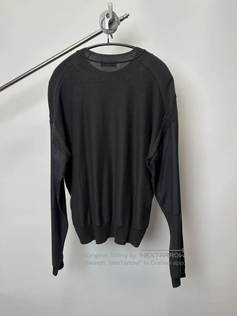 Yohji Yamamoto YOHJI YAMAMOTO Nylon patchwork draped knit shirt Size US L / EU 52-54 / 3 - 7 Thumbnail