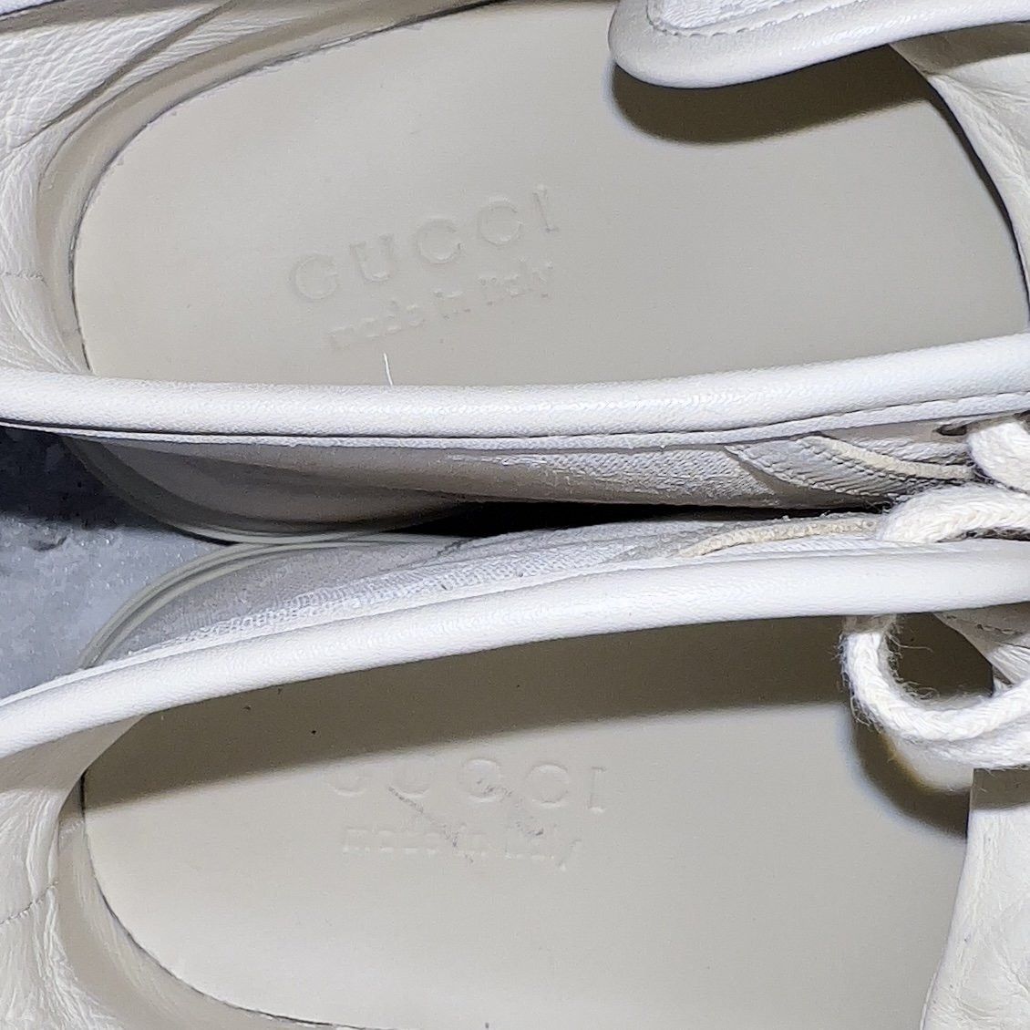 Gucci Gucci GG Monogram High Sneakers White Fabric Size US 9.5 / EU 42-43 - 8 Thumbnail