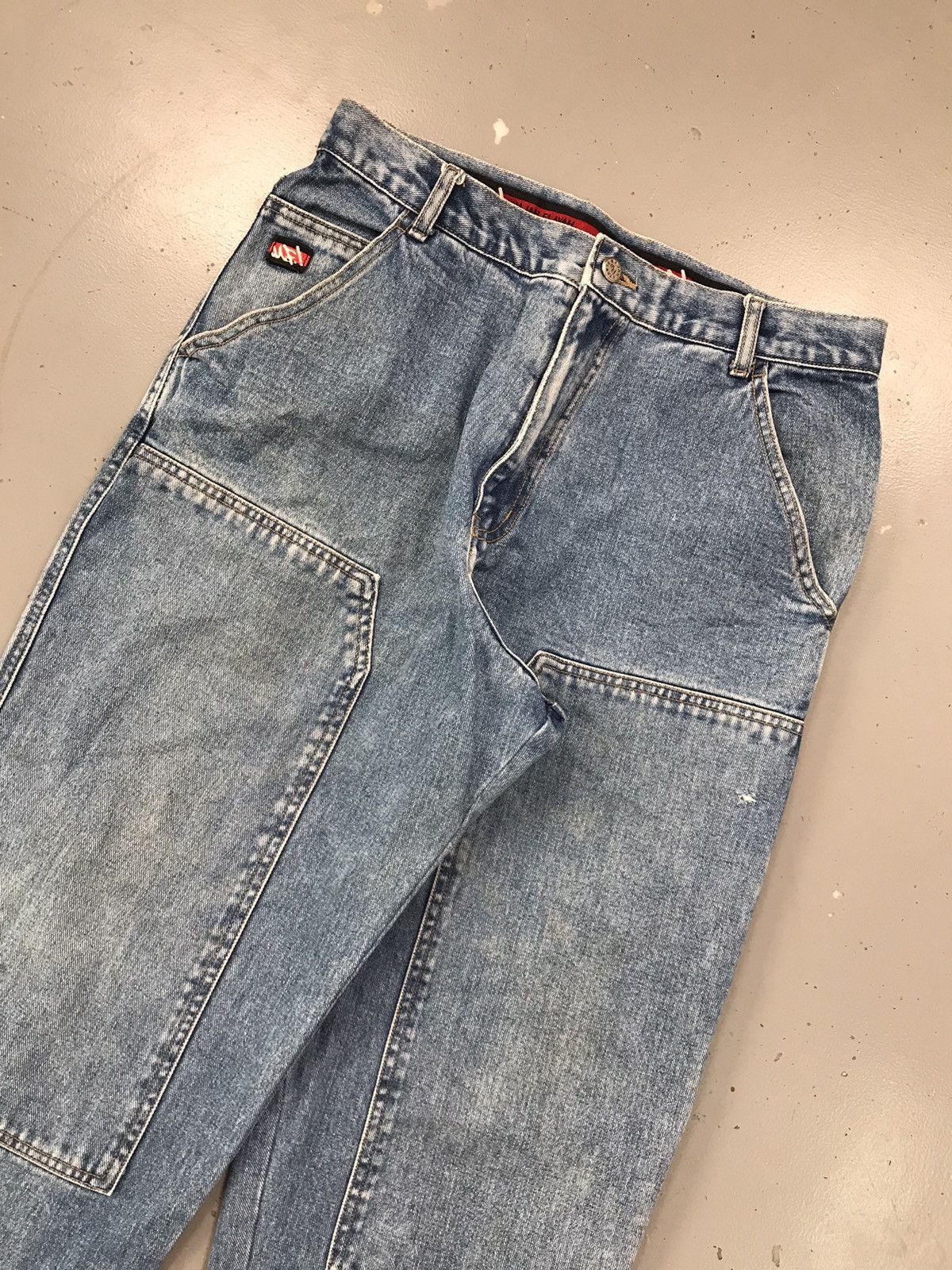 JNCO × Southpole × Vintage Vintage majah flavah double knee denim Size US 30 / EU 46 - 4 Thumbnail