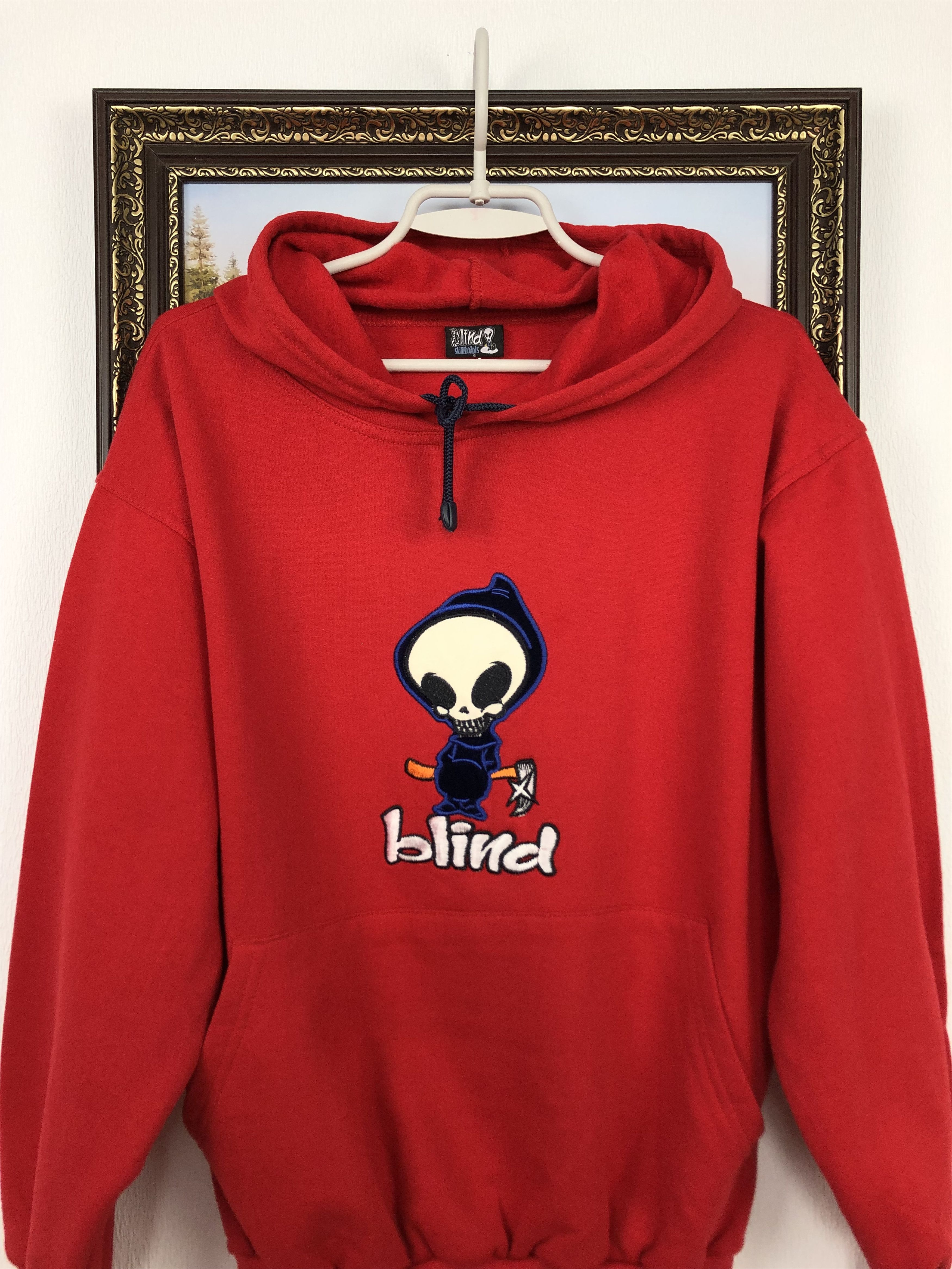 Vintage 90's Blind Skateboards Y2K Skategang Hoodie Rare