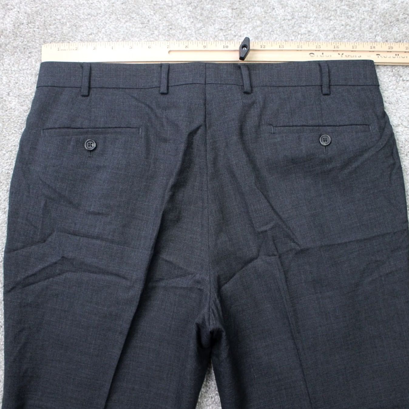 Ralph Lauren LAUREN Ralph Lauren Pants Mens 36x30 Gray Wool Pleated Cuffed Dress Pants Straight 90s Preppy Size US 36 / EU 52 - 6 Thumbnail