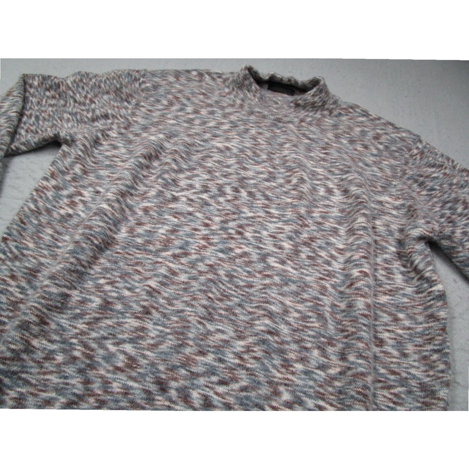 Saks Fifth Avenue Saks Fifth Avenue Mens Red Crew Neck Alpaca Wool Pullover Sweater Extra Large Italy Made Size US XL / EU 56 / 4 - 2 Thumbnail