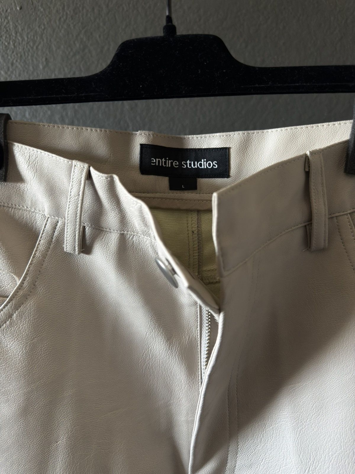 Entire Studios Faux-Leather Trousers Size US 34 / EU 50 - 3 Thumbnail