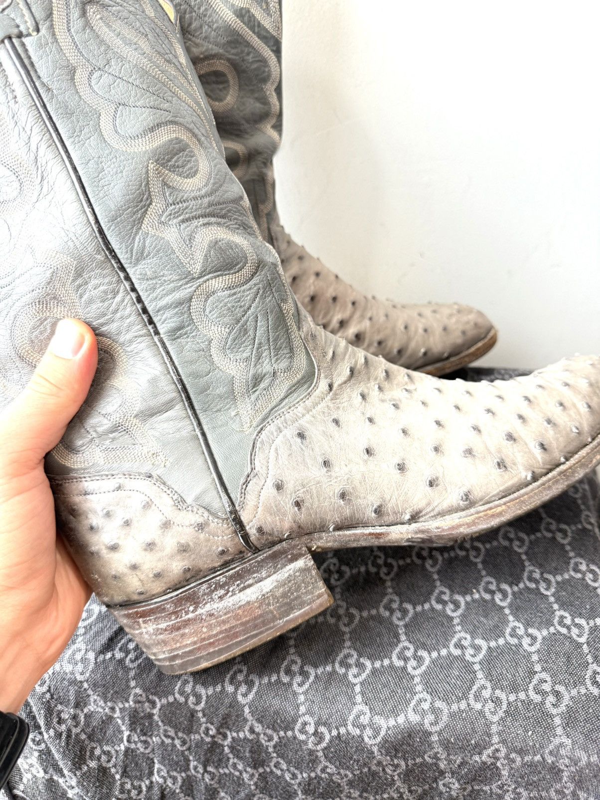 Cowboy Equipment 💥Rare! Vintage El Dorado USA Western Leather Cowboy Boots Size US 9 / EU 42 - 8 Thumbnail
