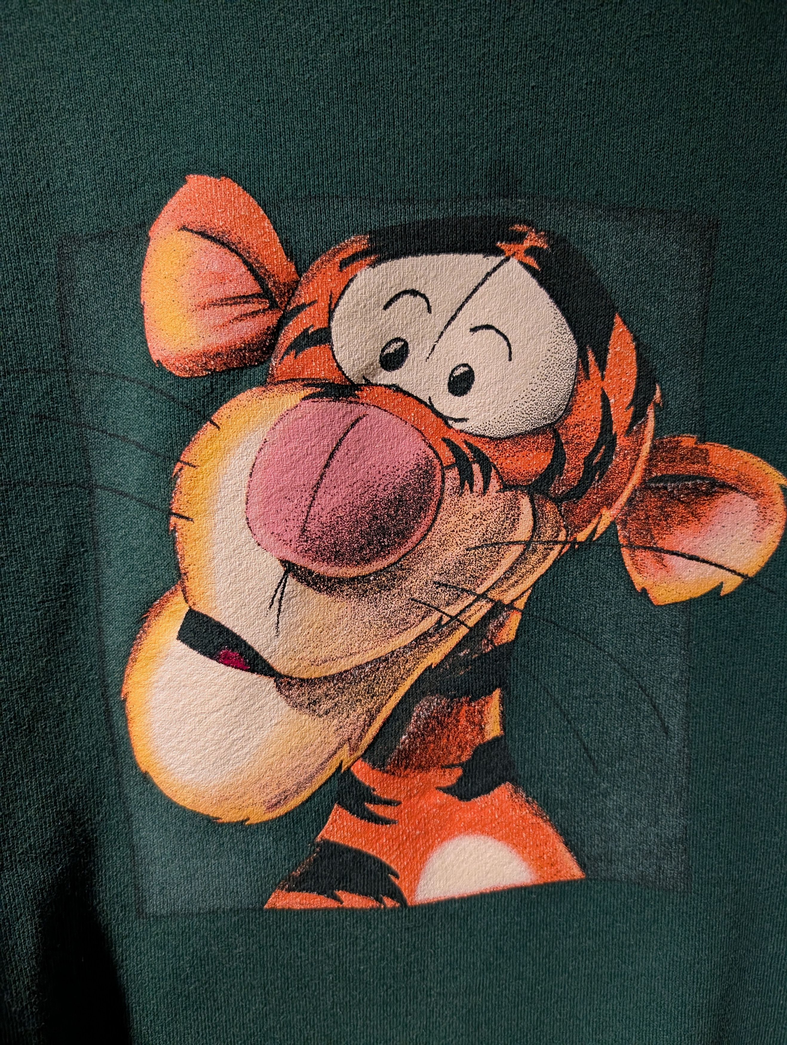 Disney Vintage Disney Tigger Sweatshirt Winnie The Pooh Crewneck Size US L / EU 52-54 / 3 - 2 Thumbnail