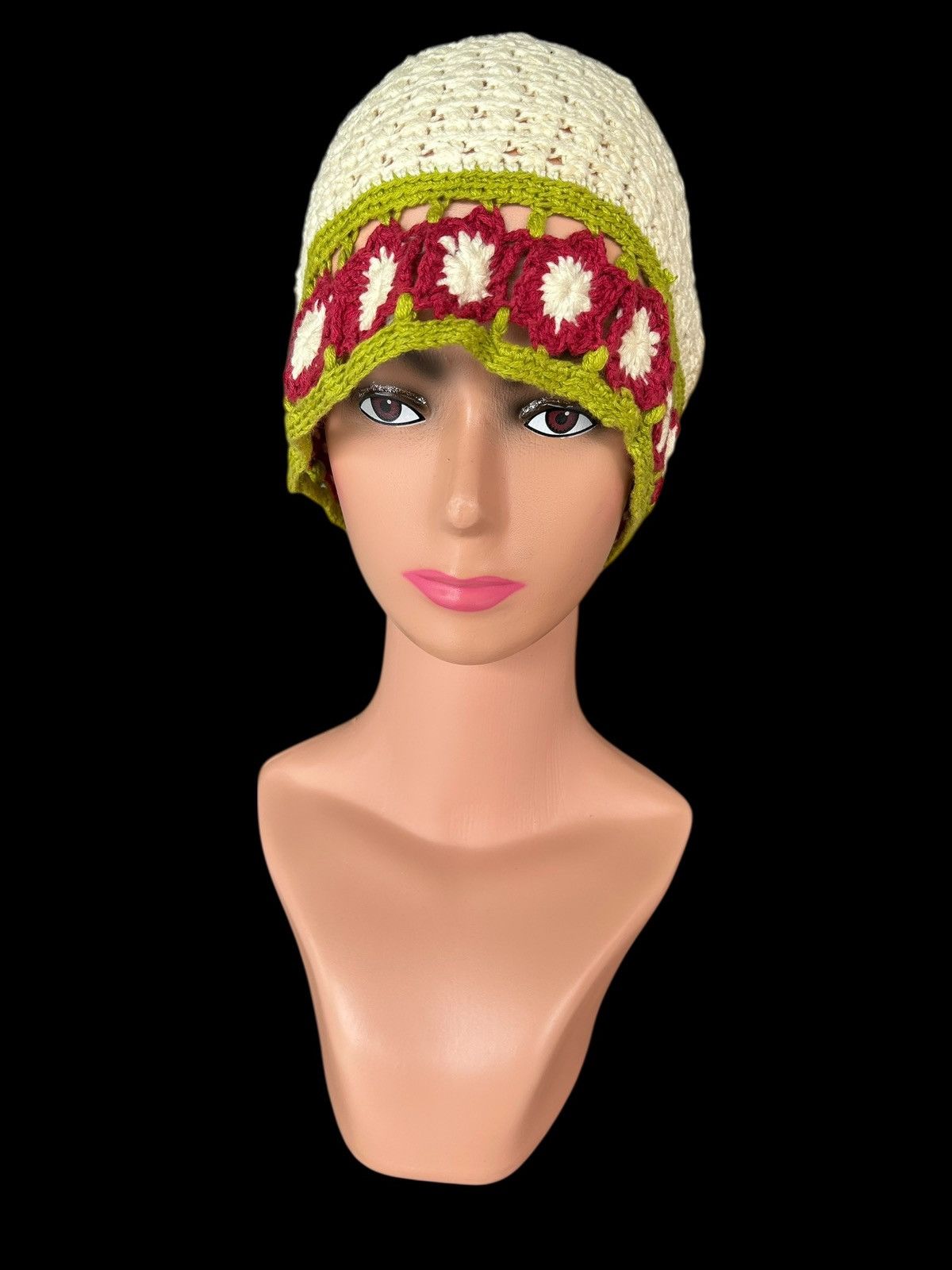 Kapital Crochet Knitted Handmade Beanie Hats Size ONE SIZE - 3 Thumbnail