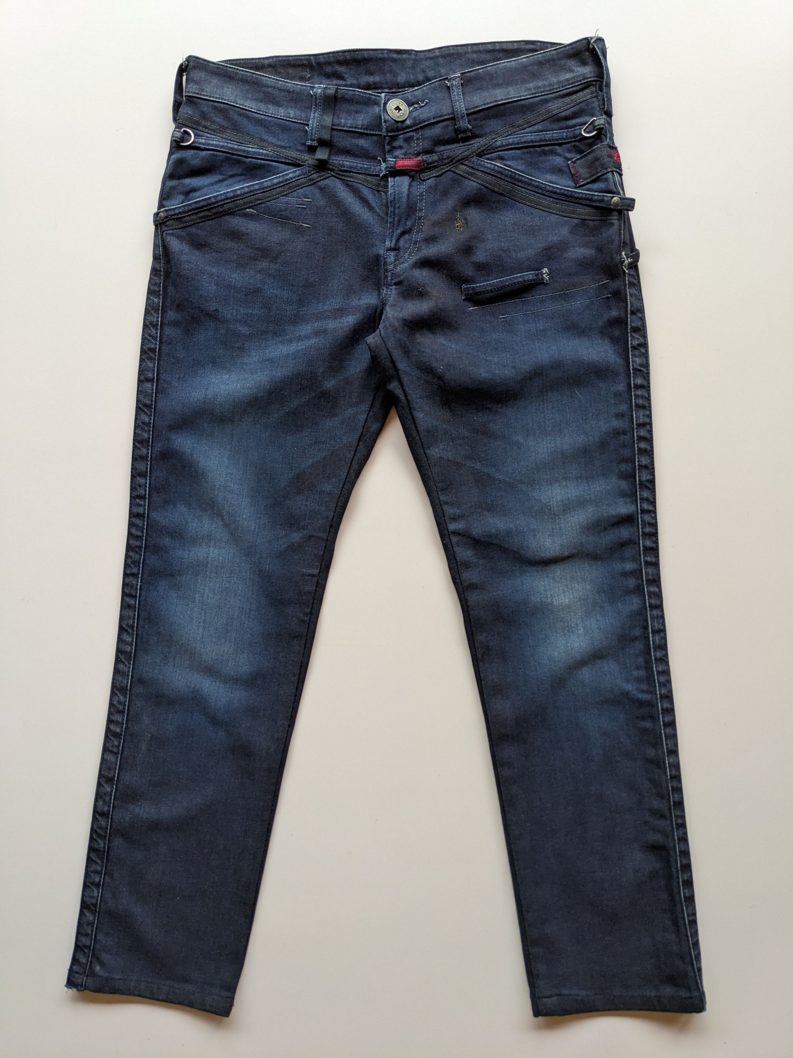 Le Grande Bleu (L.G.B.) × Marithe + Francois Girbaud Marithe Francois Girbaud indigo jeans Size US 35 - 2 Thumbnail