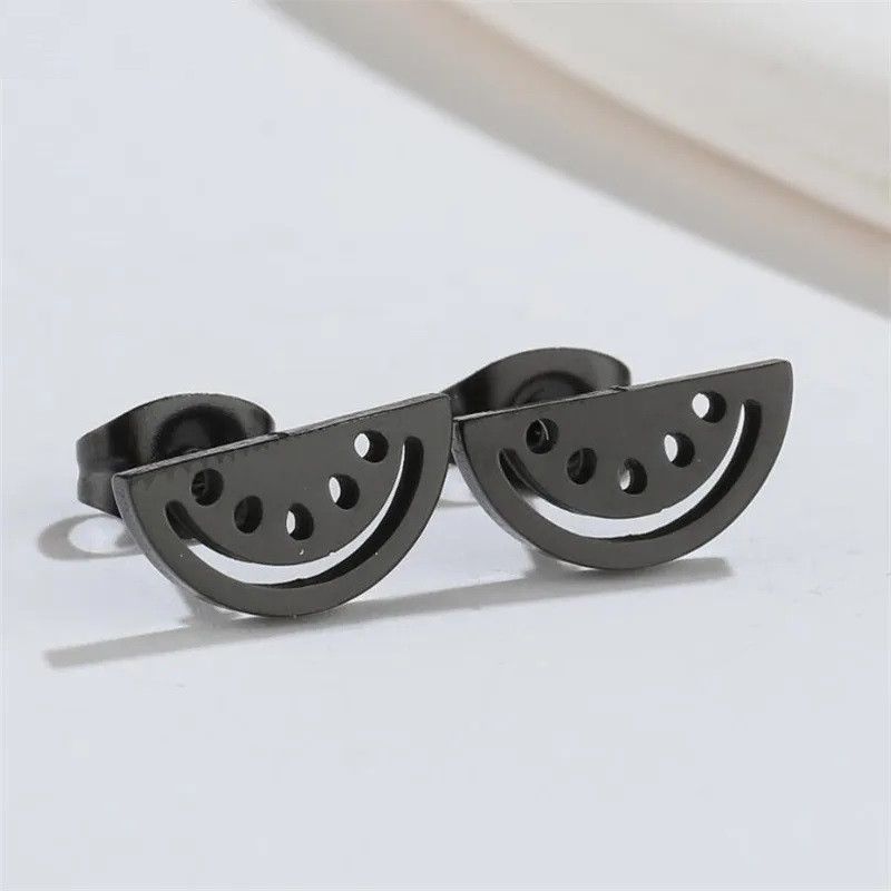 Jewelry Watermelon Stud Earrings Charm Earring Gift Size ONE SIZE - 1 Preview