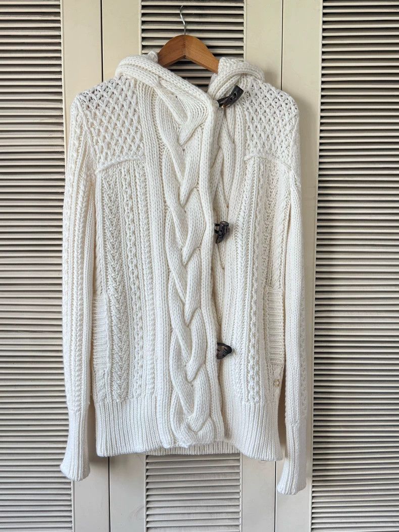Loro Piana LORO PIANA White hooded cardigan Size M / US 6-8 / IT 42-44 - 1 Thumbnail