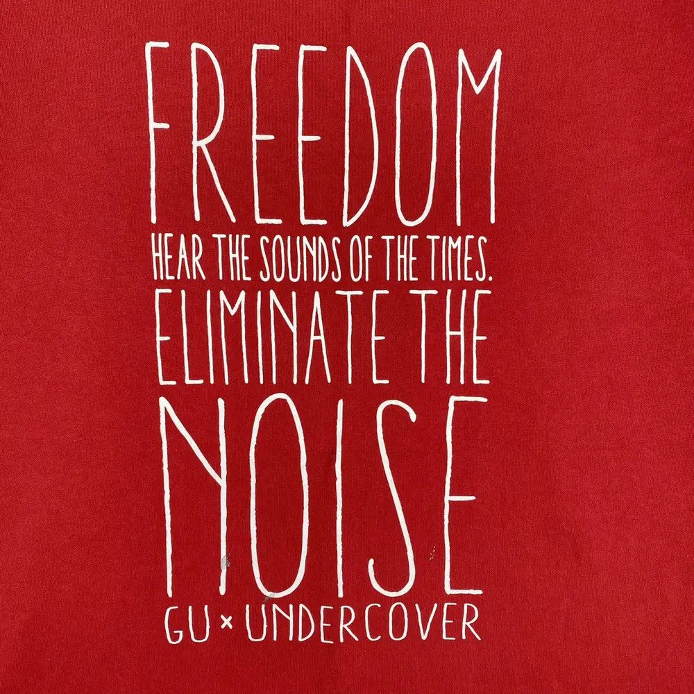 GU × Undercover GU UNDERCOVER FREEDOM NOISE TEE Size US L / EU 52-54 / 3 - 3 Thumbnail