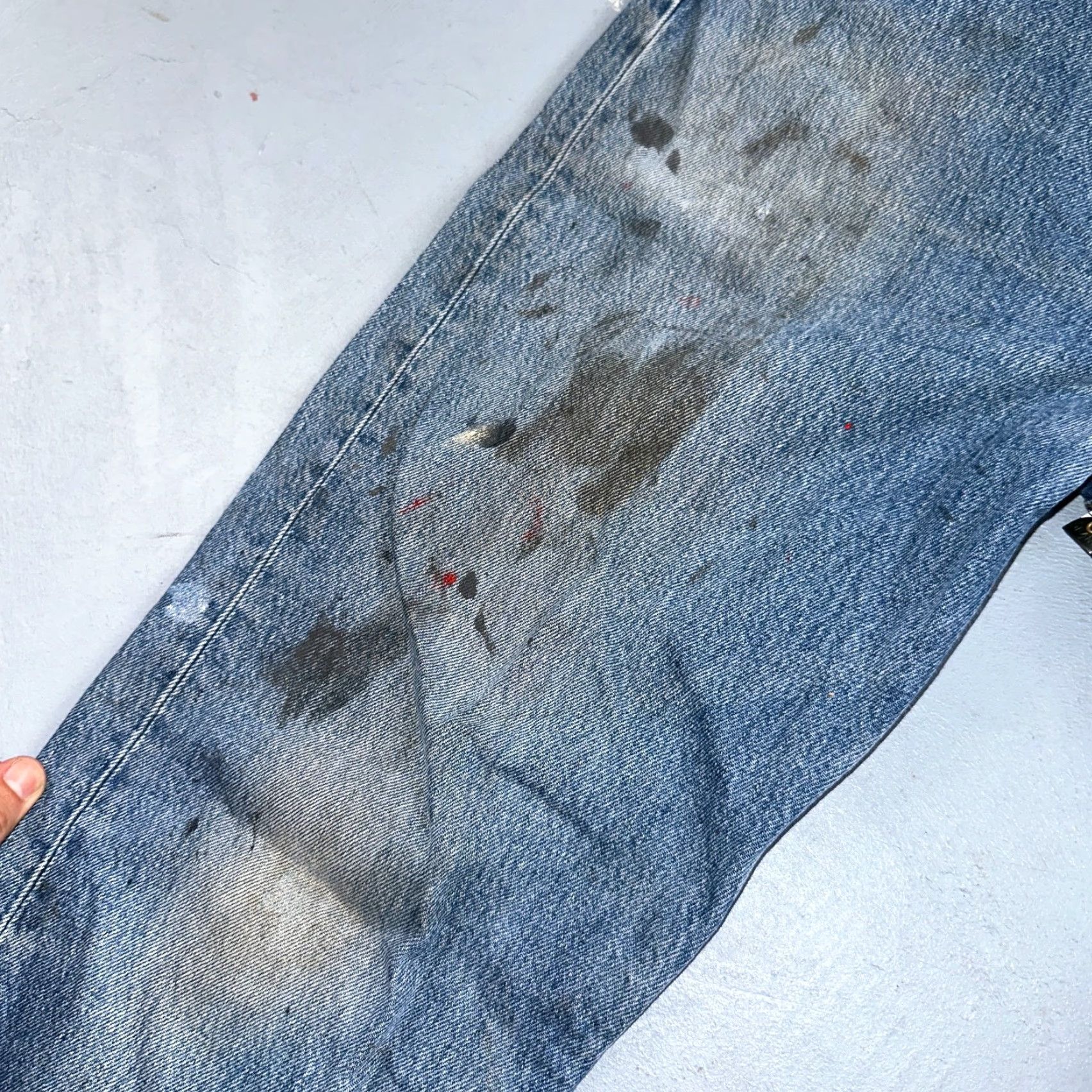 Levi's VINTAGE Levi's 501 Jeans Men 34x34 Straight Leg 90s Poland Denim Blue Mid Wash Size US 34 / EU 50 - 6 Thumbnail
