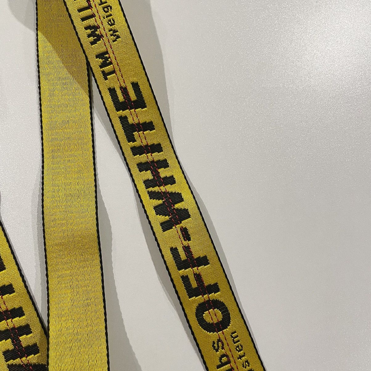 Off-White Off-White yellow industrial belt 200cm Size ONE SIZE - 3 Thumbnail
