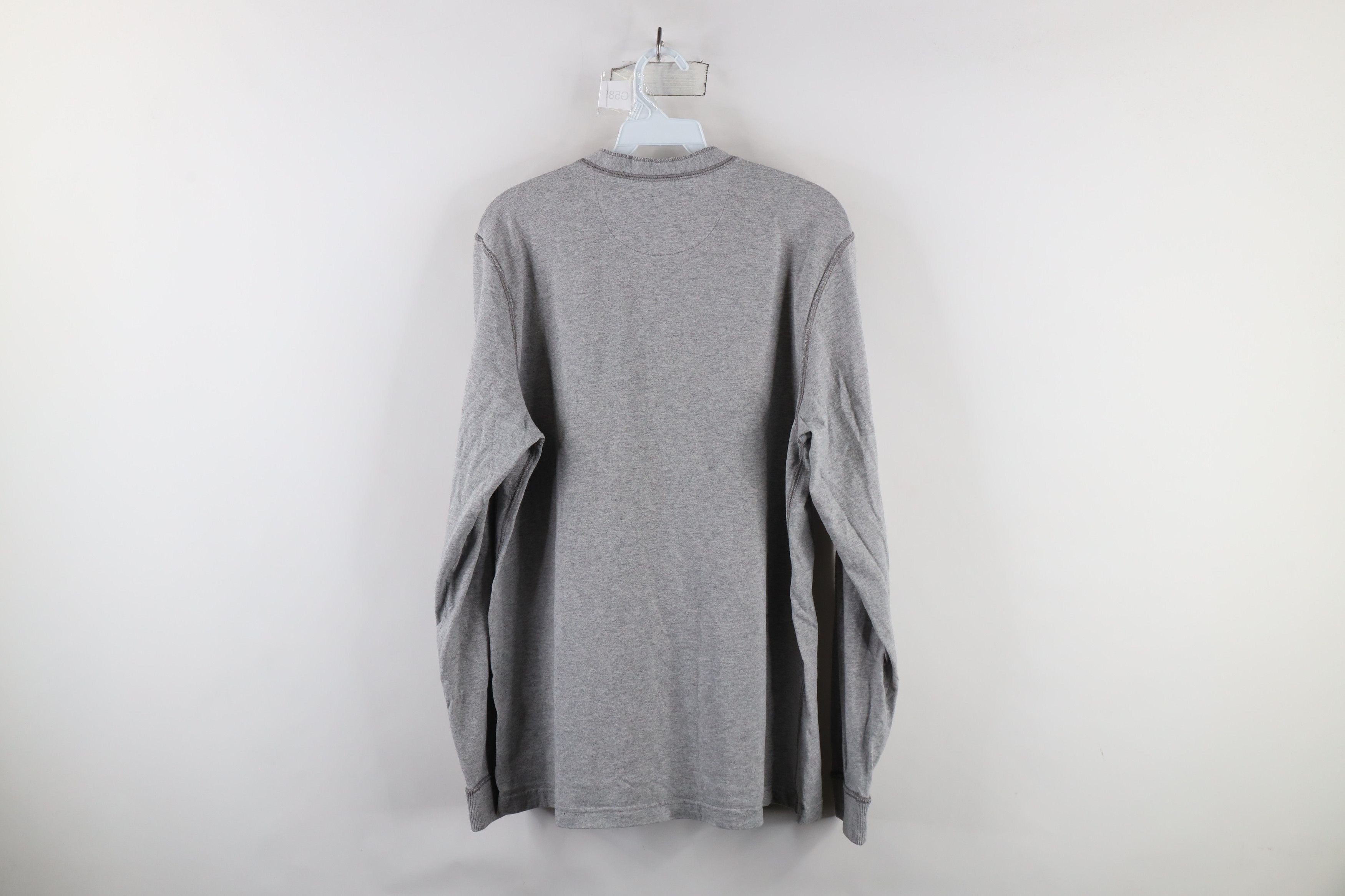 Brooks Brothers × Vintage Vintage 90s Brooks Brothers Long Sleeve Henley T-Shirt Size US L / EU 52-54 / 3 - 6 Thumbnail