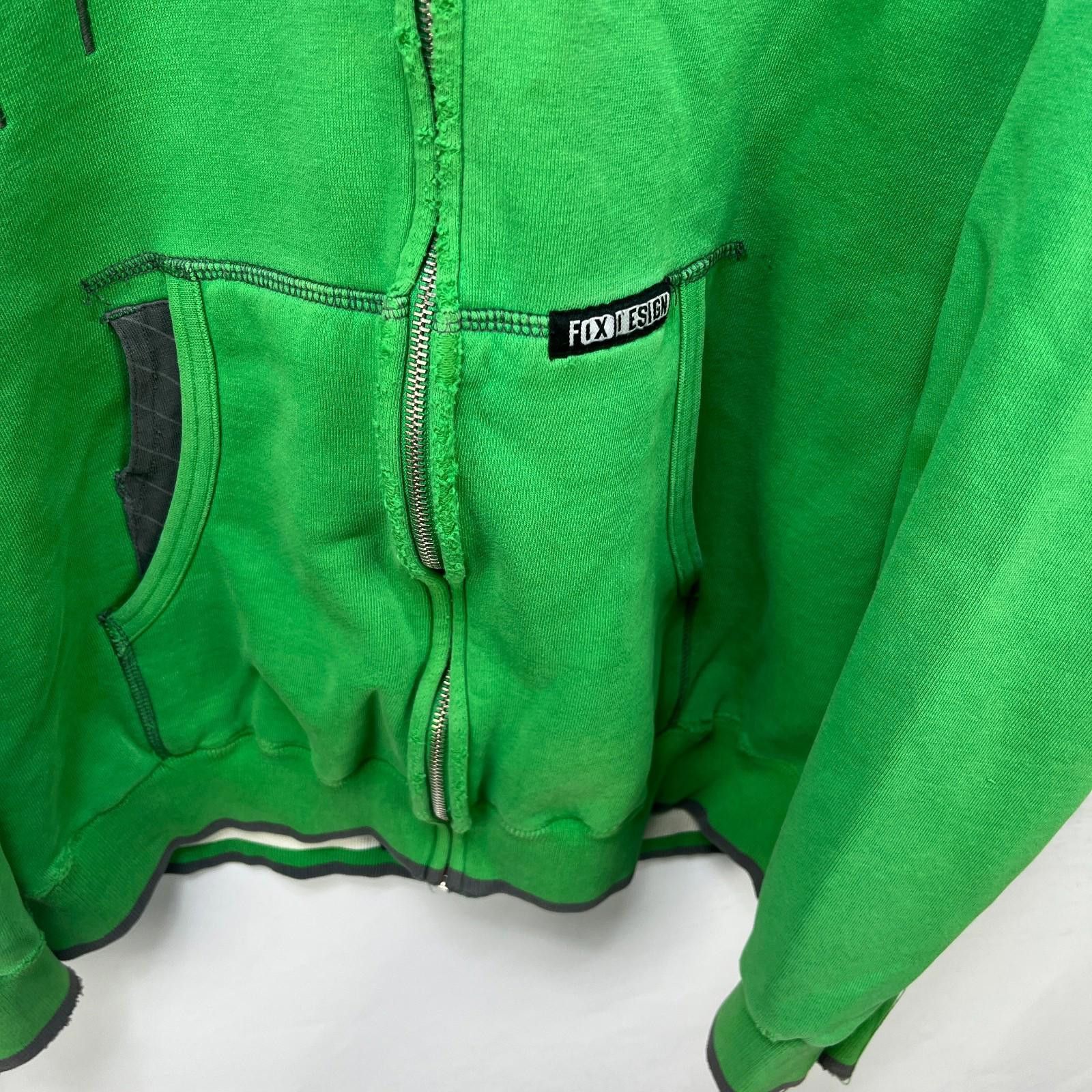 Fox Racing Vintage Fox Y2K Motorsport Racing Zip Up Hoodie L Size US L / EU 52-54 / 3 - 6 Thumbnail