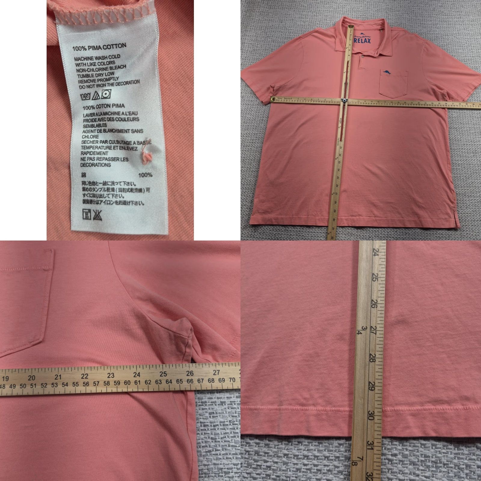 Tommy Bahama Tommy Bahama Relax Polo Shirt Mens 2XL Pink Short Sleeve Pocket Polo Shirt Mens 2XL Pink Casual Beach Golf USA Logo 90s Theme Size US XXL / EU 58 / 5 - 8 Thumbnail