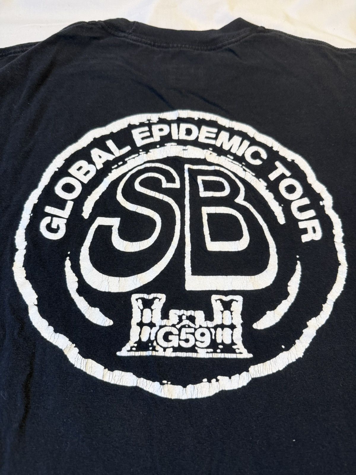 G59 Records Suicide Boys Global Epidemic 2017 Tour Black Tee Shirt Size US L / EU 52-54 / 3 - 2 Thumbnail